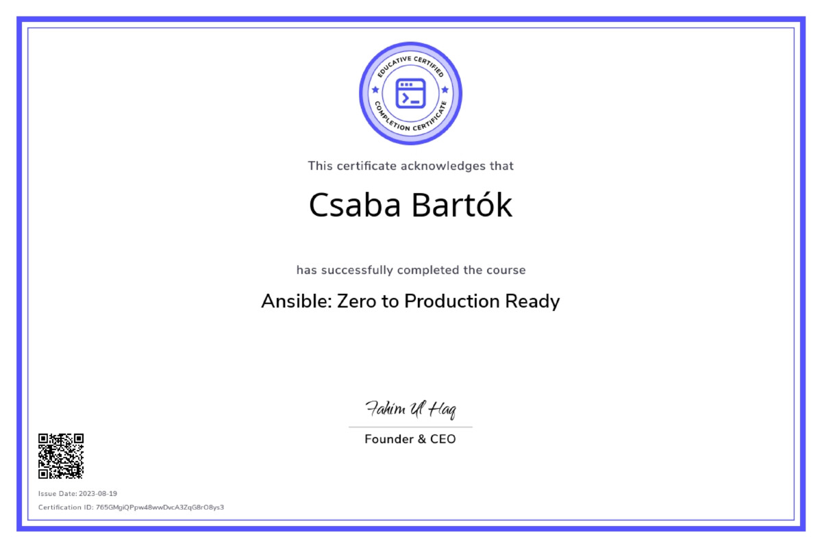 Ansible: Zero to Production Ready