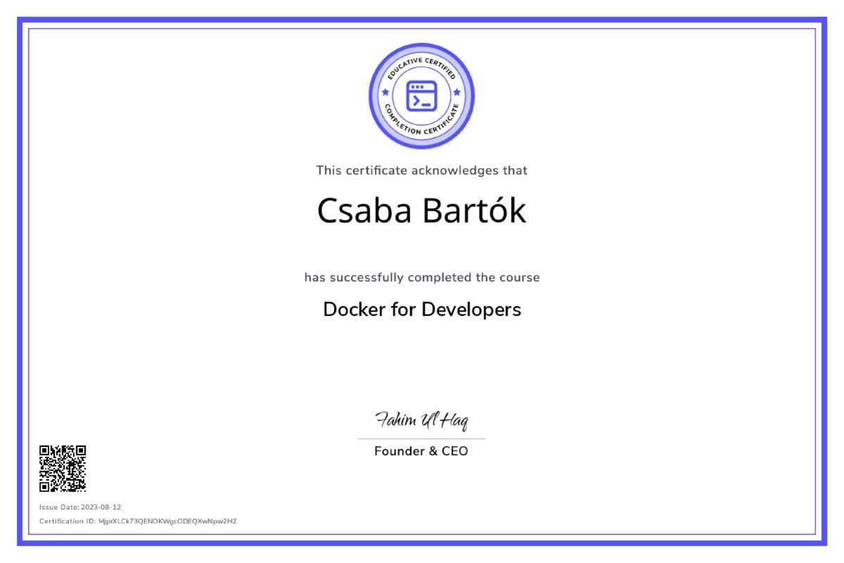Docker for Developers