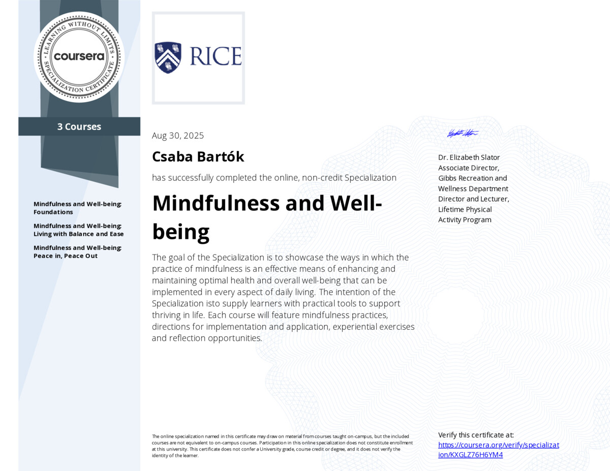 Mindfulness and Well-being